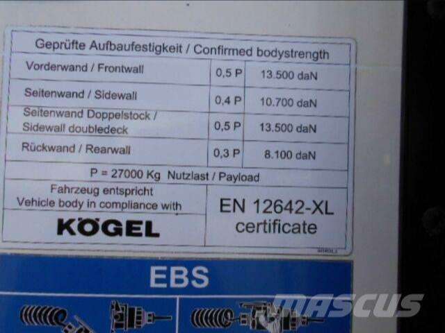 KÖGEL SNCO24 MEGALINER, HUBDACH,LIFT ACHSE