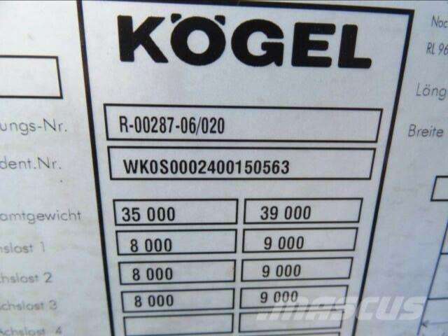 KÖGEL LOWDECK THREESIDED STRICKLING WITH MULDE,VIN 563